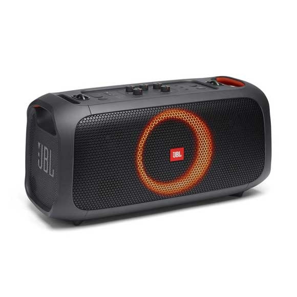 JBL PartyBox On-The-Go Portable party speaker with wireless mic