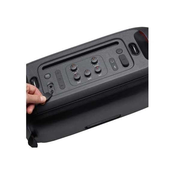 JBL PartyBox On-The-Go Portable party speaker with wireless mic