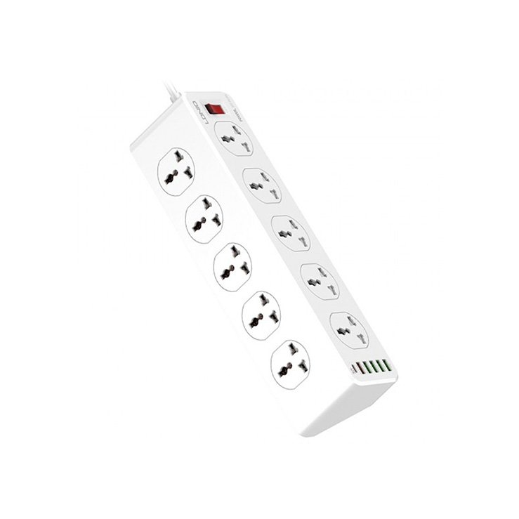 LDNIO SC10610 10 Outlets PD&QC3.0 5 USB-A&1 USB-C Port