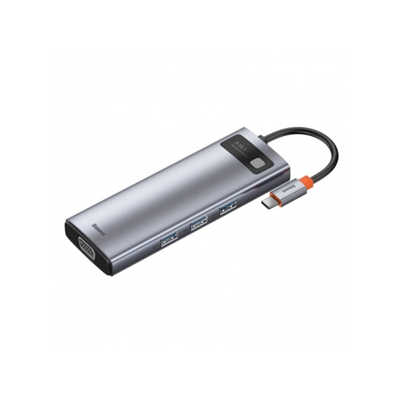 Baseus Metal Gleam Series/ Starjoy 9 in 1 Multifunctional Type-C Hub
