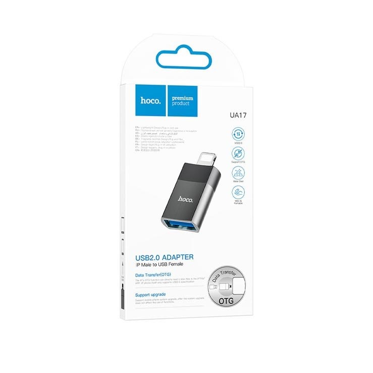 Hoco UA17 iP Male to USB Female Adapter