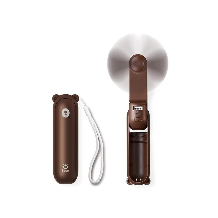 JISULIFE F8 Bear Handheld Foldable Fan