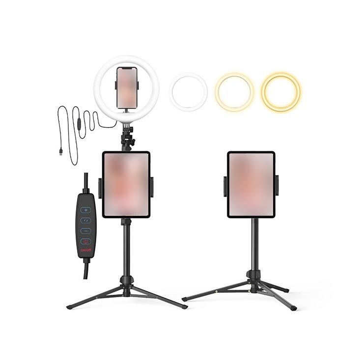 BlitzWolf BW-STB2 Flash LED Phone Tripod Holder Selfie Stick with Wireless Remote Control