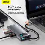Baseus Metal Gleam Series/ Starjoy 4 in 1 Multifunctional Type-C Hub