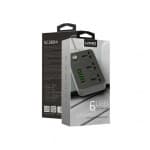LDNIO 6 USB Ports with 3 Anti Static Power Socket