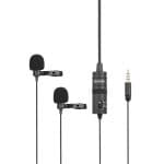 BOYA BY-M1DM Dual Omni-directional Lavalier Mic