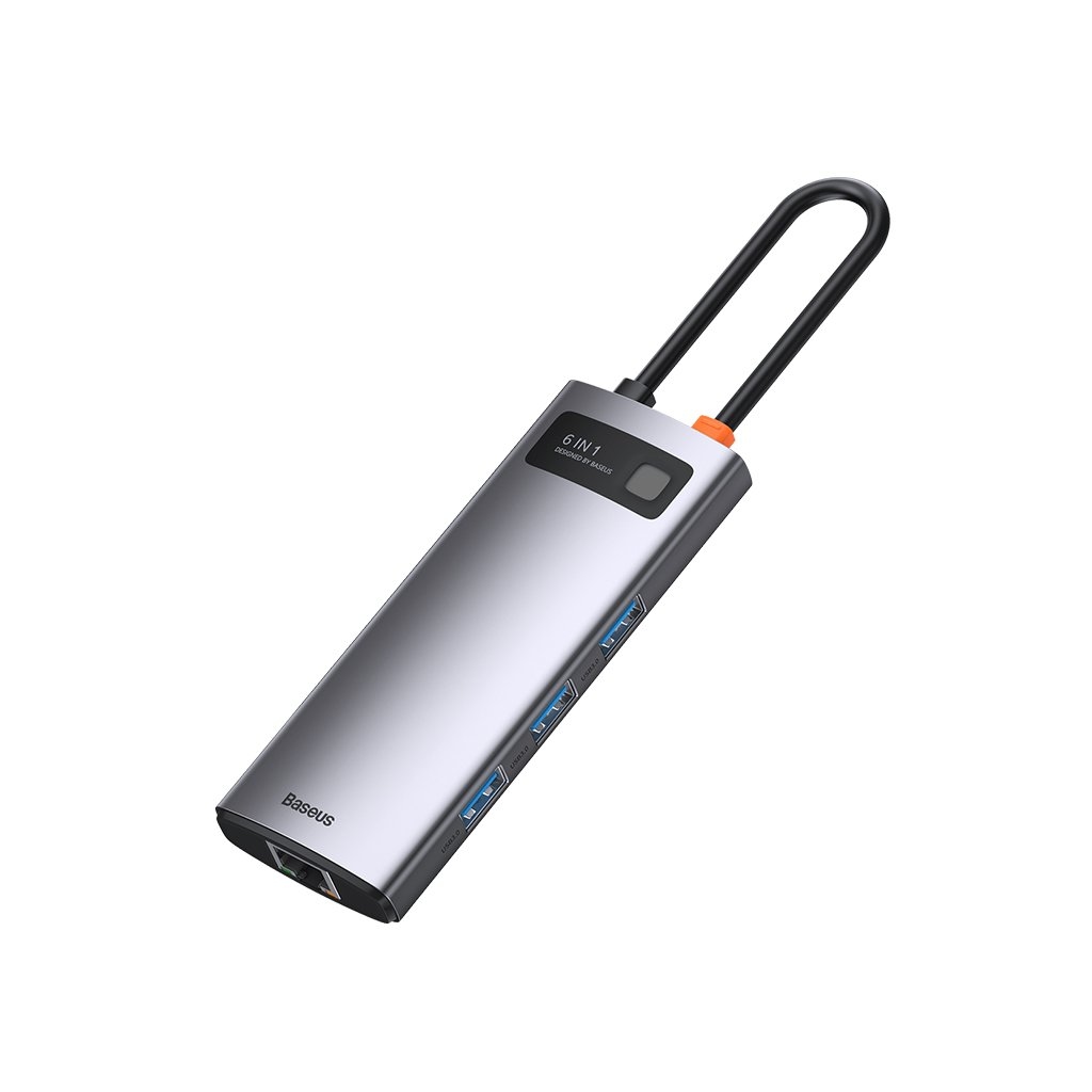 Baseus Metal Gleam Series/ Starjoy 6 in 1 Multifunctional Type-C Hub