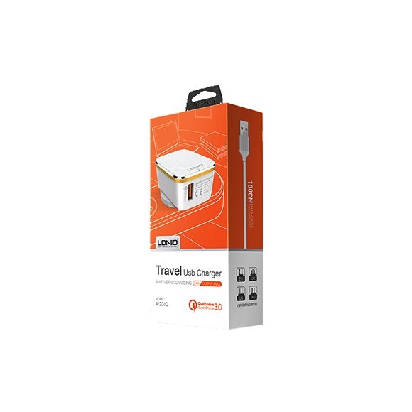 LDNIO A1204Q Fast Charging Travel Adapter - 18W
