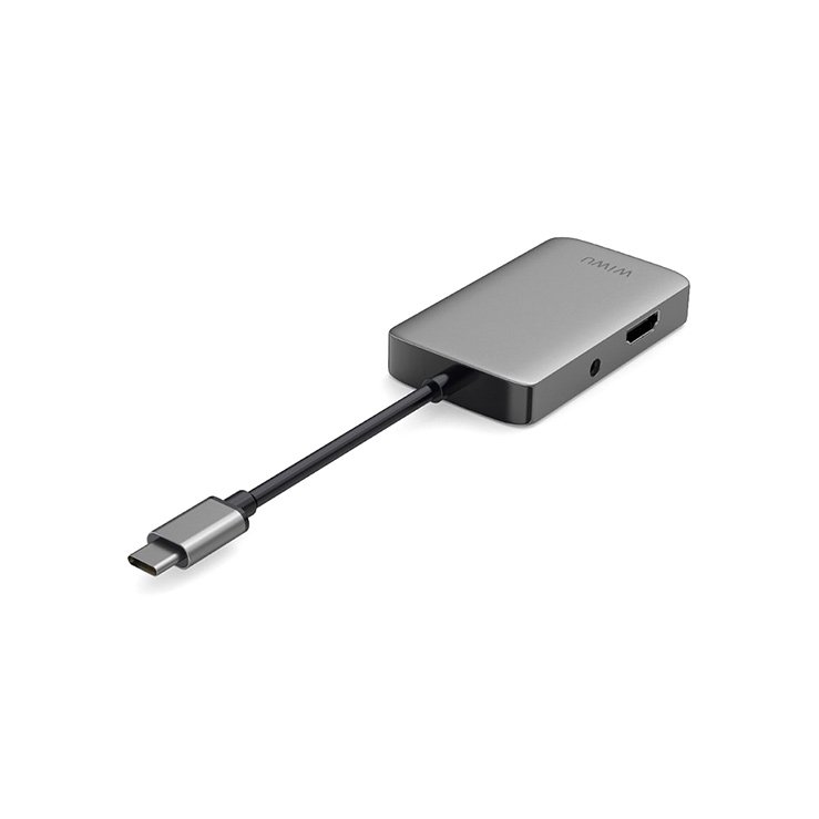 WiWU Alpha 5 in 1 USB-C Hub A513HVP