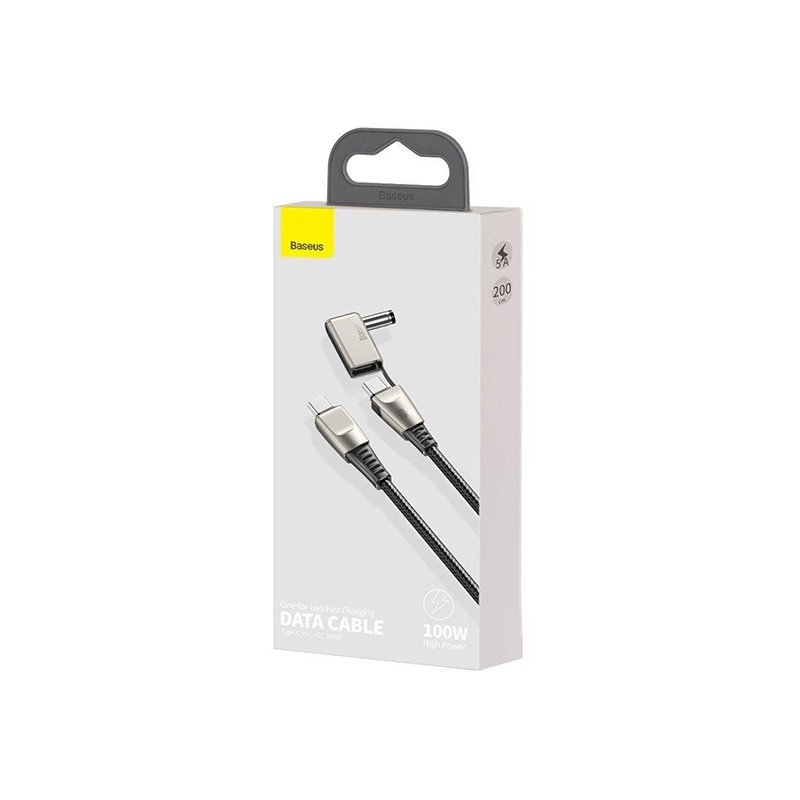 Baseus One-for-Two Fast Charging Data Cable Type-C to C+DC 100W