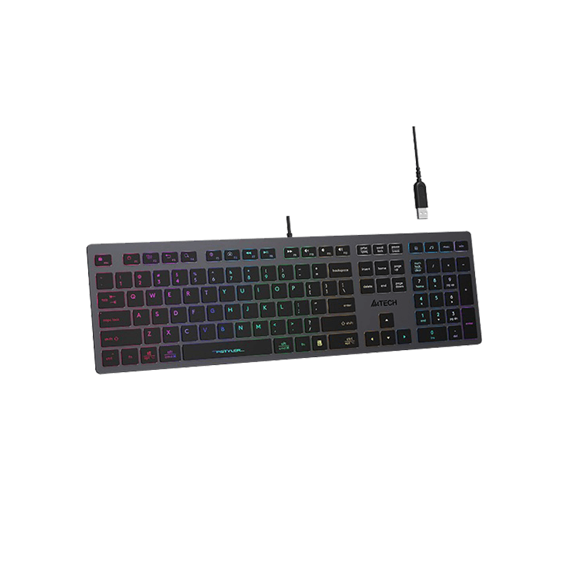 A4TECH Fstyler FX60H Scissor Switch USB Wired Keyboard