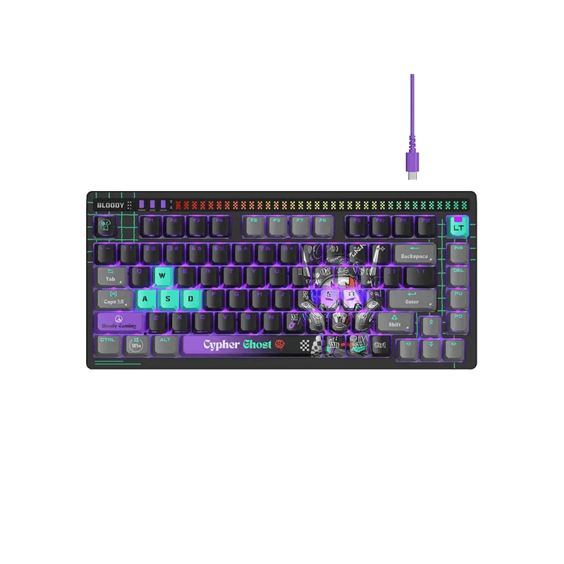 A4TECH Bloody AT75 RGB Wired Mechanical Gaming Keyboard
