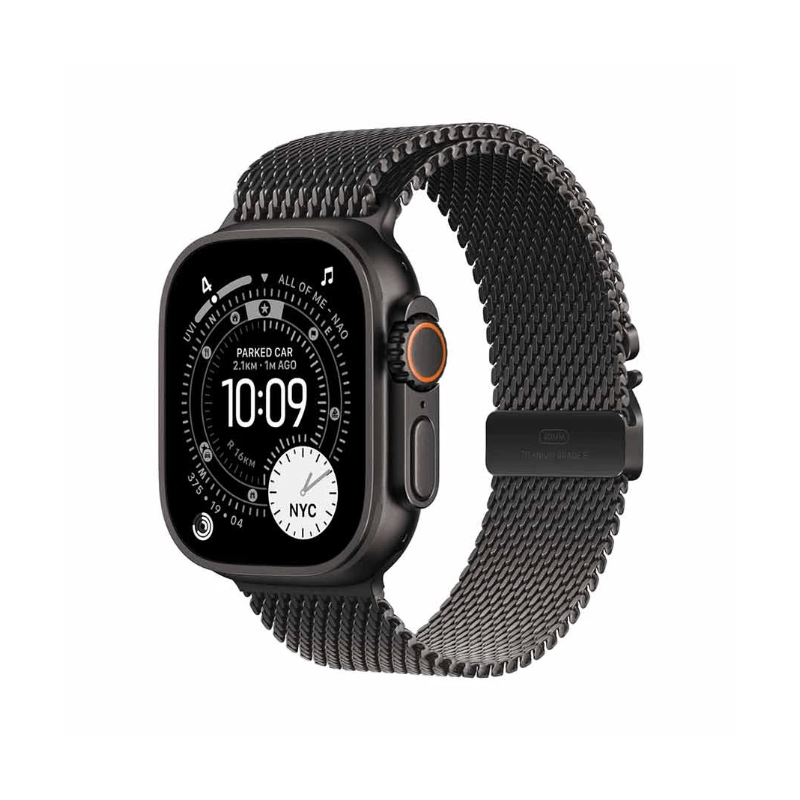 Apple Watch Ultra 3 Titanium Milanese Loop