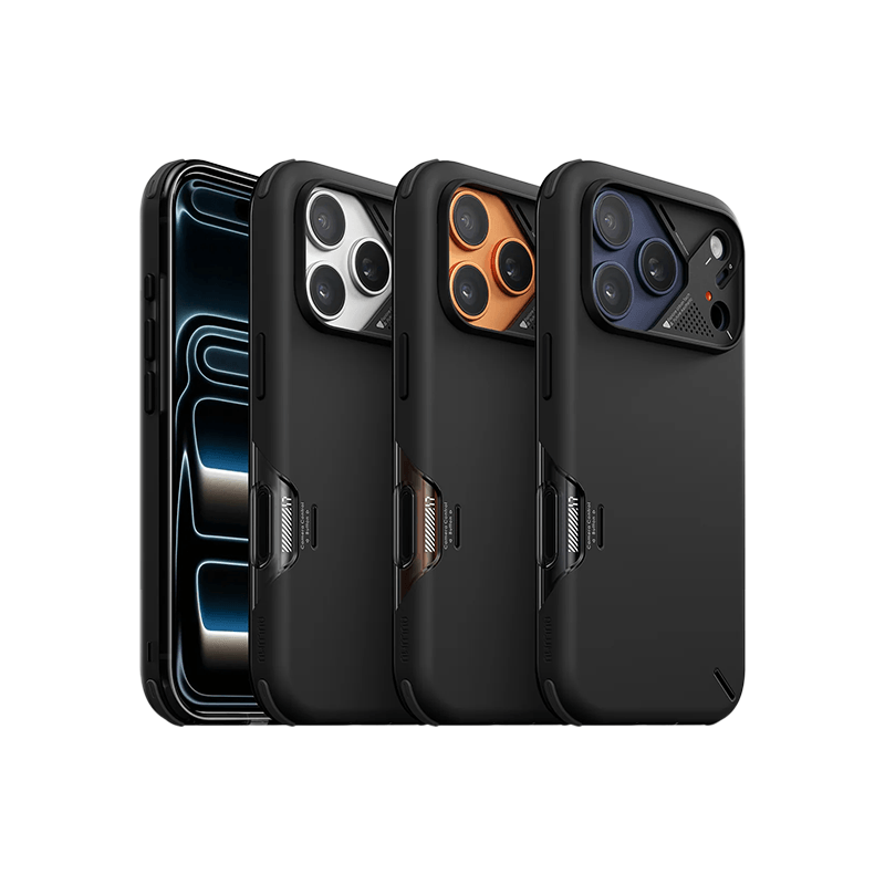 Aulumu Slim Shockproof Magnetic Lens Control Case for iPhone 17 Series