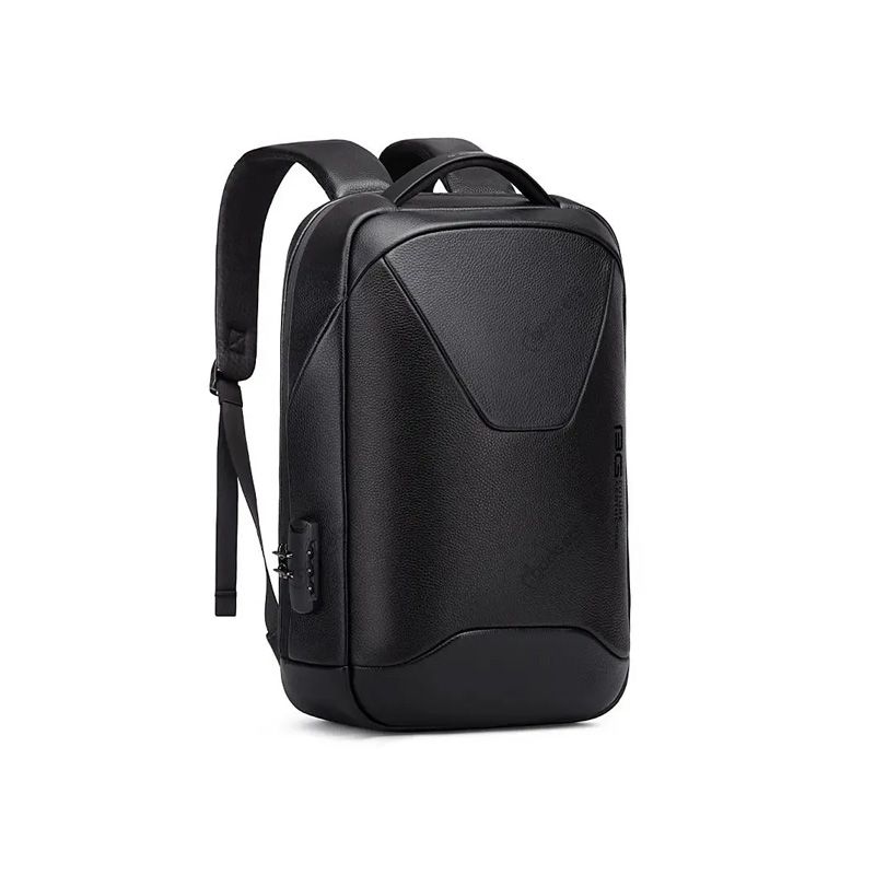 BANGE BG-6621 Leather Anti Theft Travel Backpack