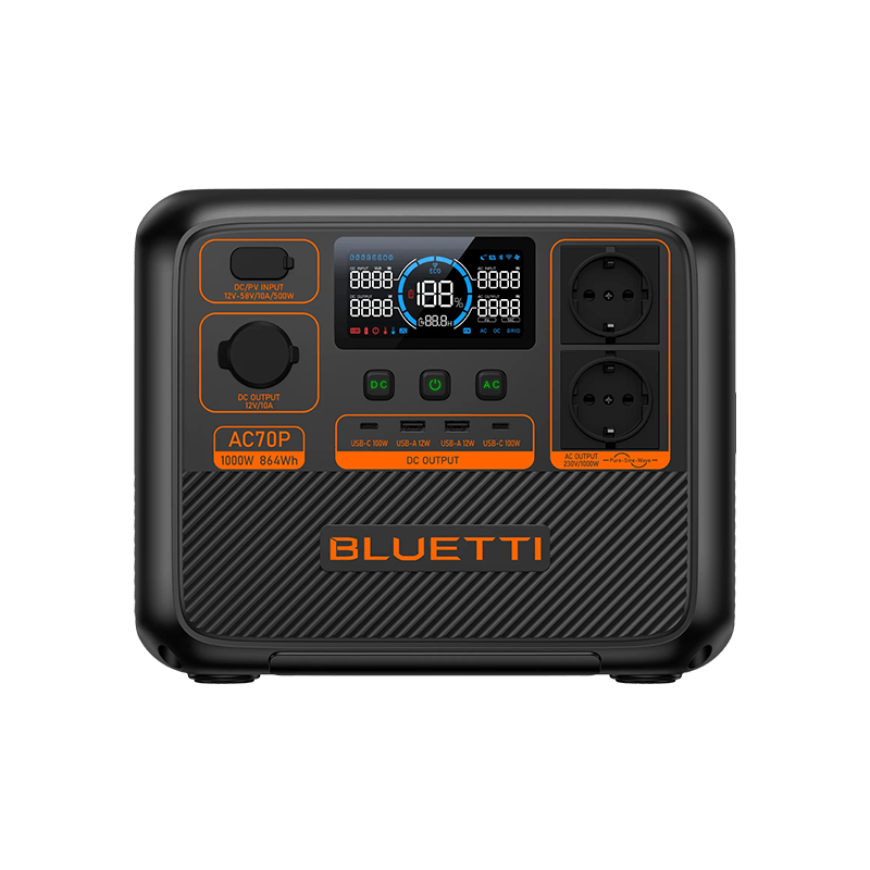 BLUETTI Premium 80 AC70P 1000W Portable Power Station