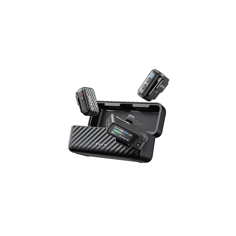 BOYA BOYAMIC 2-01 AI-Powered Mini Wireless Microphone with Onboard Recording