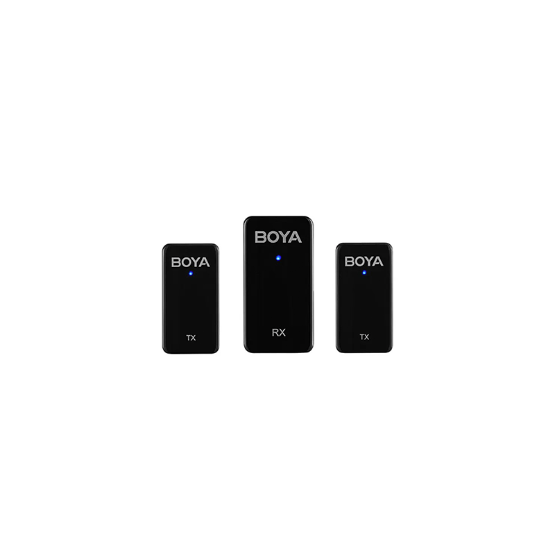 BOYA Wmic5-M2 Ultracompact 2.4GHz Dual-Channel Wireless Microphone