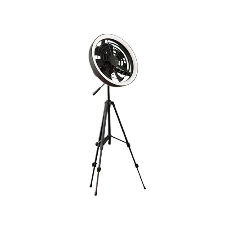 JISULIFE FA17 Outdoor LED Ceiling Fan with Long Tripod Stand