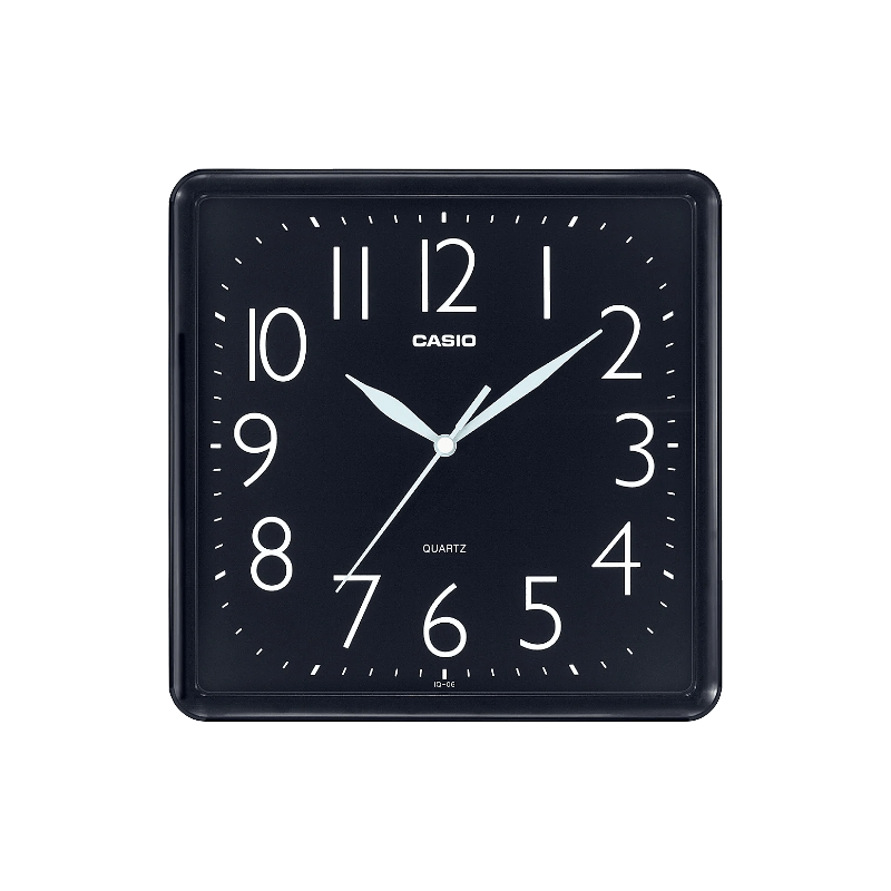 Casio IQ‑06‑1DF Analog Wall Clock