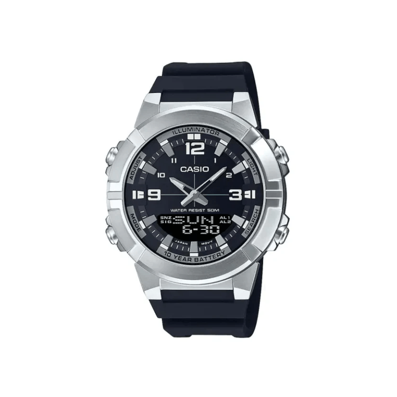 Casio Standard Dual Time AMW-870-1AVDF Resin Belt Men’s Watch