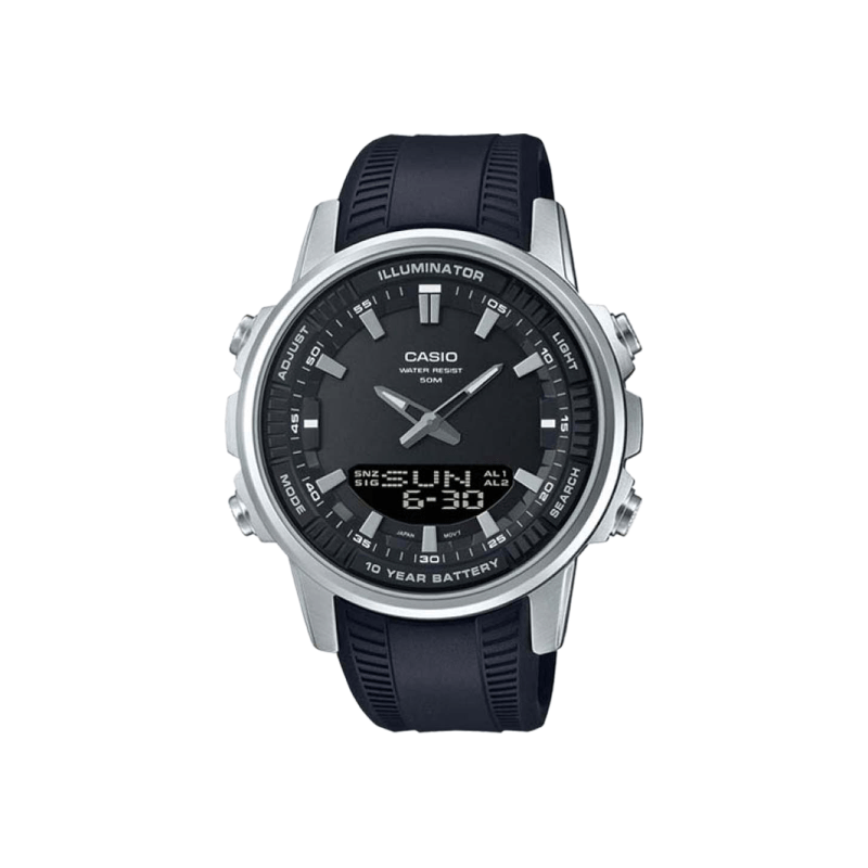 Casio Standard Dual Time AMW-880-1AVDF Analog Digital Resin Belt Men’s Watch
