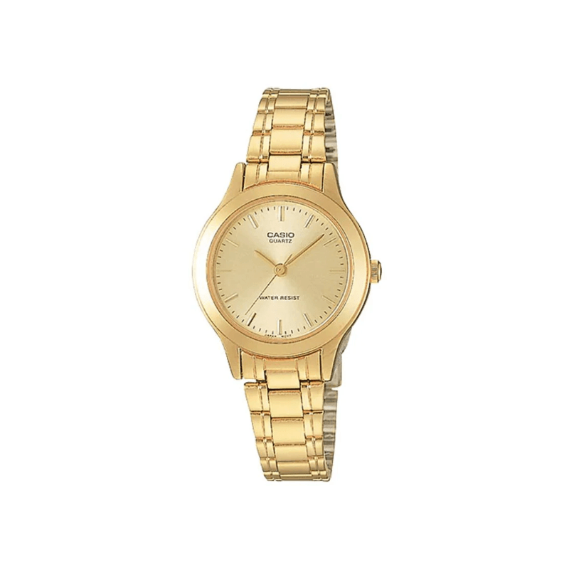 Casio Standard LTP‑1128N‑9ARDF Analog Stainless Steel Women’s Watch