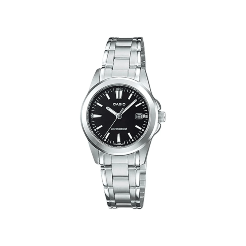 Casio Standard LTP‑1215A‑1A2DF Analog Stainless Steel Women’s Watch