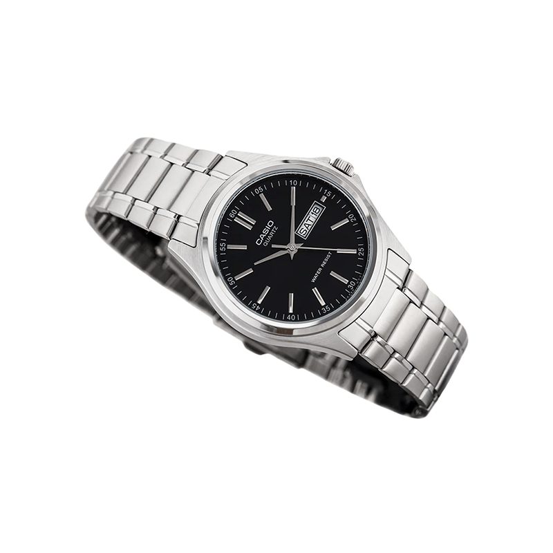 Casio Standard MTP-1239D-1ADF Date Stainless Steel Men's Watch