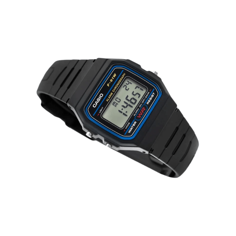 Casio Vintage F-91W-1DG Digital Resin Band Unisex Watch