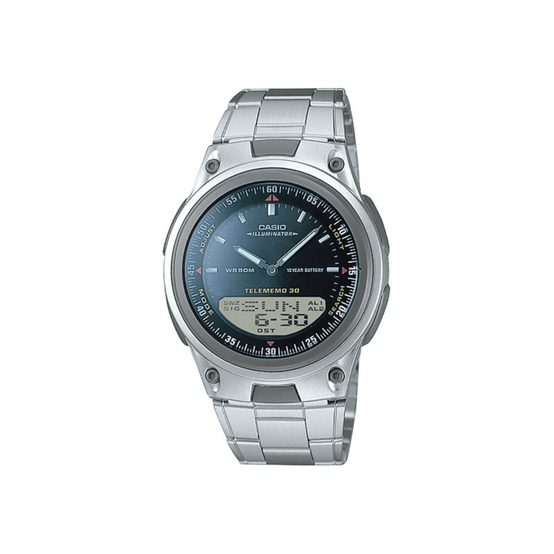 Casio Youth AW-80D-1AVDF Dual Time Stainless Steel Men’s Watch