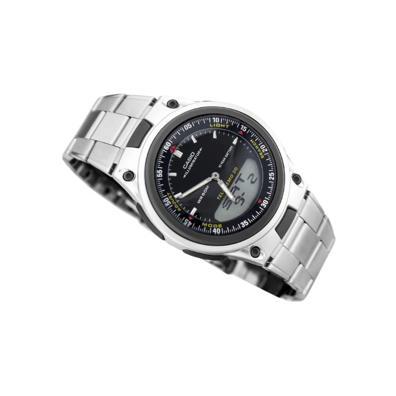 Casio Youth AW-80D-1AVDF Dual Time Stainless Steel Men’s Watch