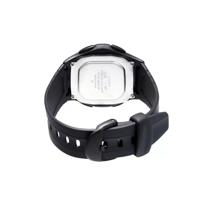 Casio Youth F-200W-1ADF Dual Time Resin Band Unisex Watch