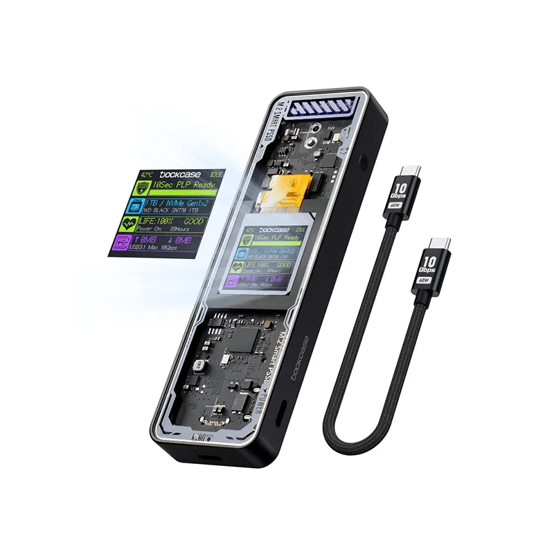 Dockcase Explorer Edition Smart M.2 NVMe SSD Enclosure Pro