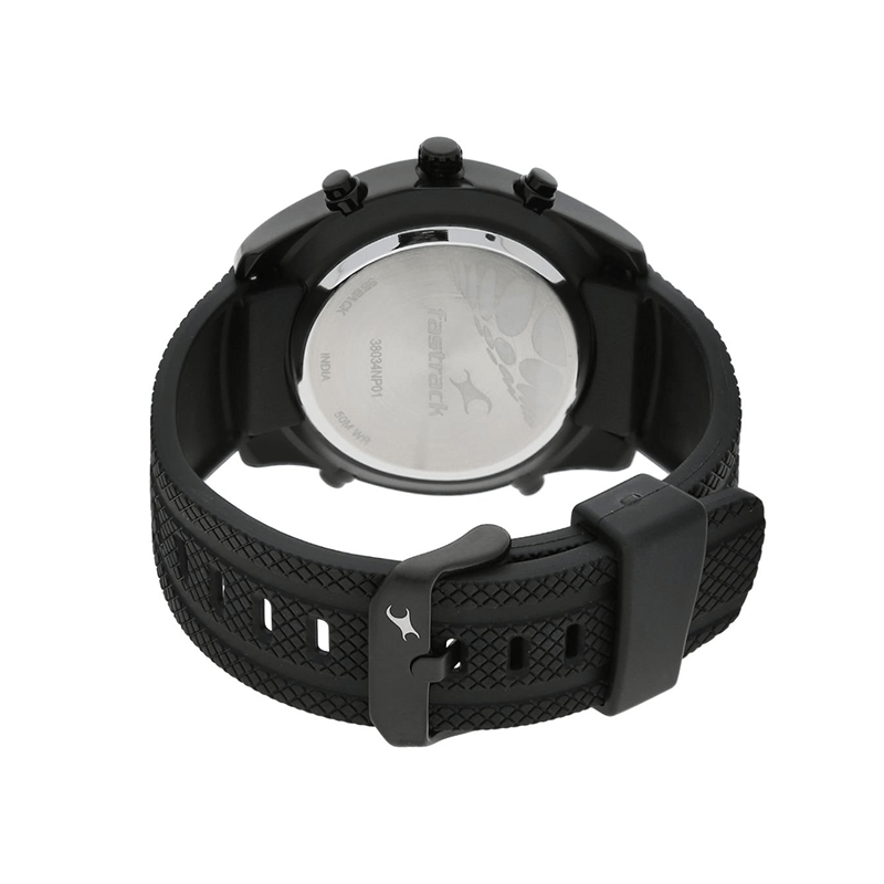 Fastrack 38034NP01 Analog-Digital Rubber Strap Men's Watch