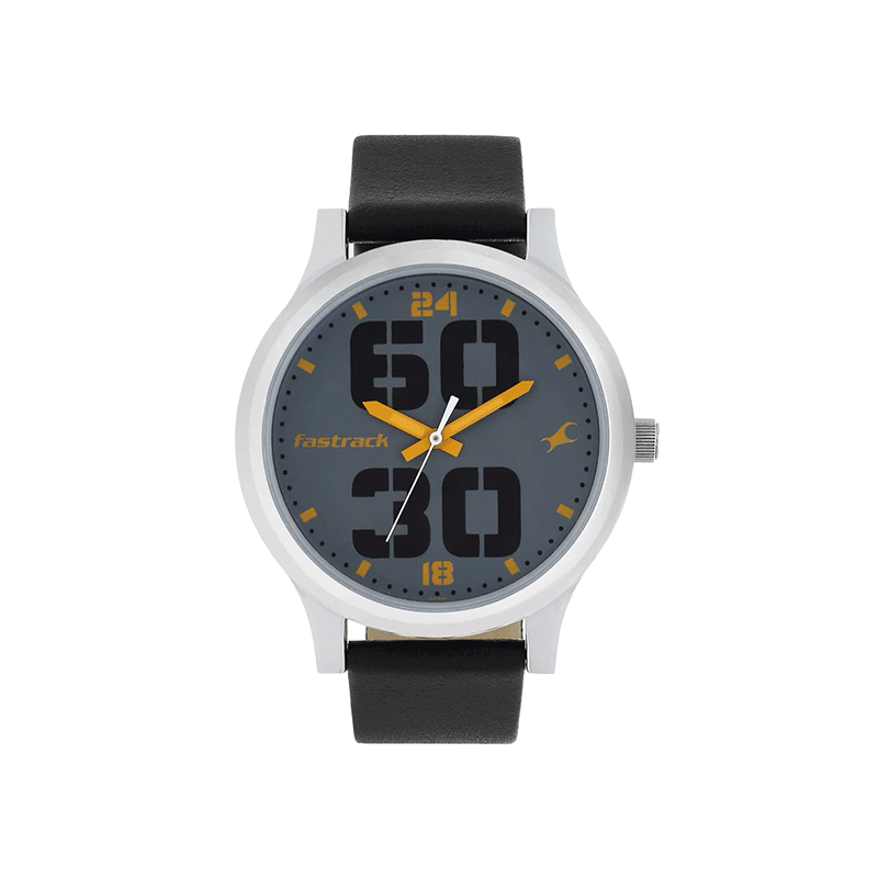 Fastrack Bold 38051SL03 Quartz Analog Leather Strap Men’s Watch