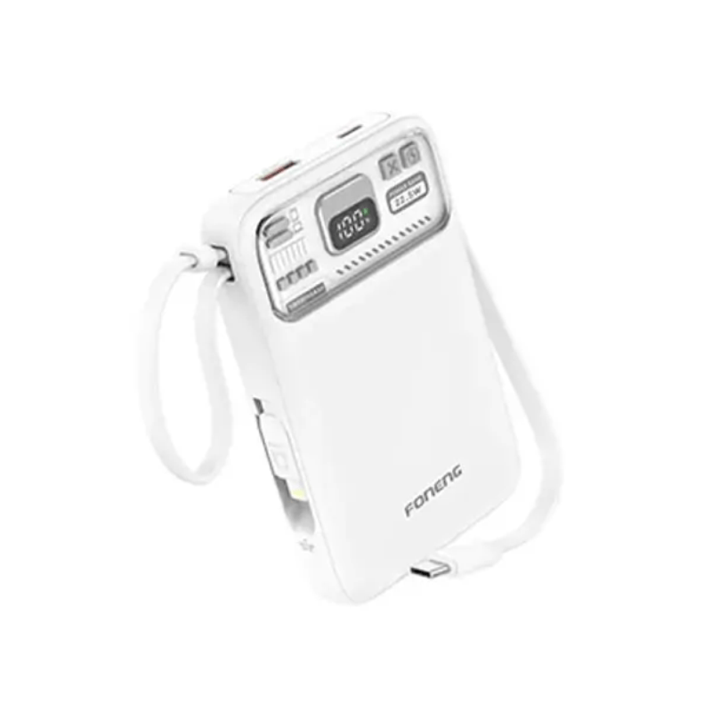 Foneng PX112 22.5W Magnetic With Dual Cables Wireless Power Bank - 10000mAh