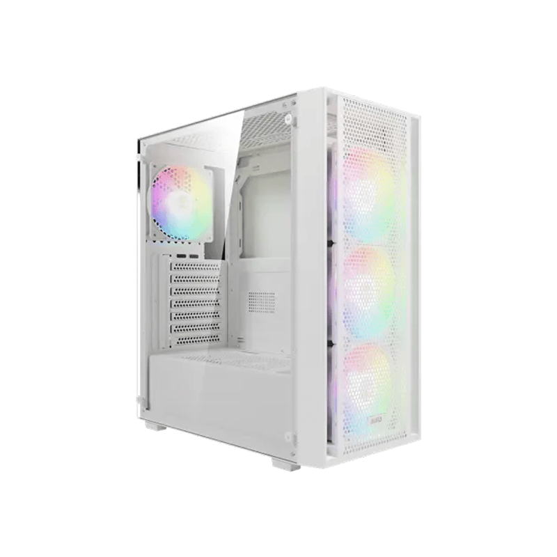Gamdias AURA GC2 ELITE WH Perforated RGB Mid-Tower Casing