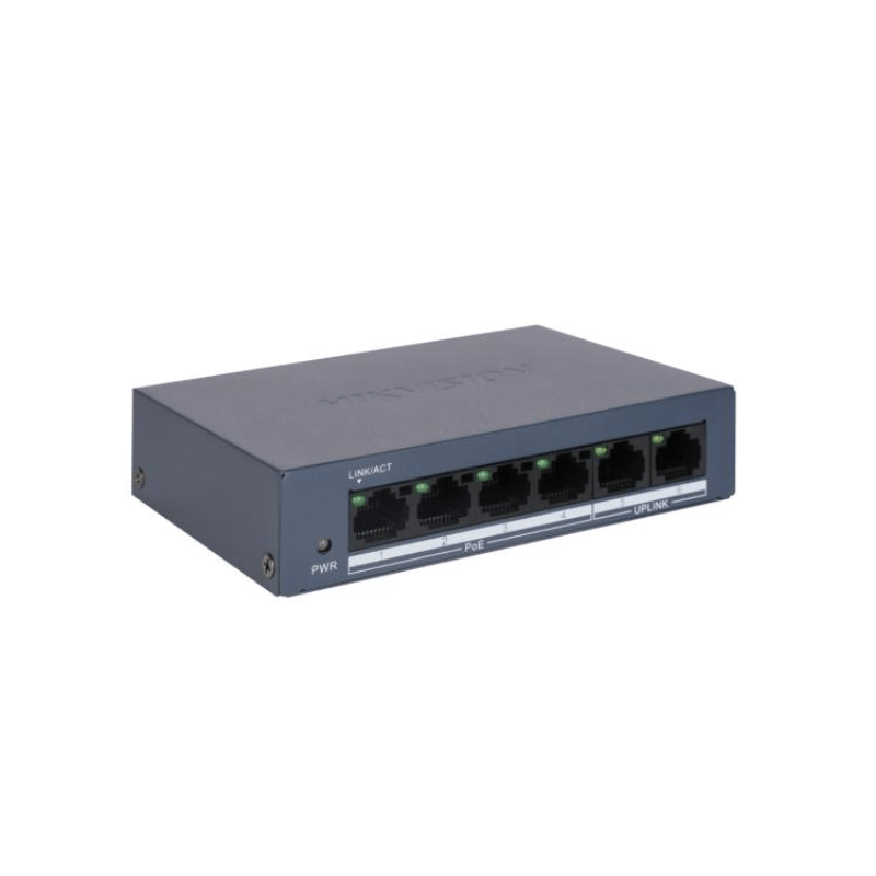 Hikvision DS-3E0106MP-E/M 4 Port Unmanaged PoE Switch