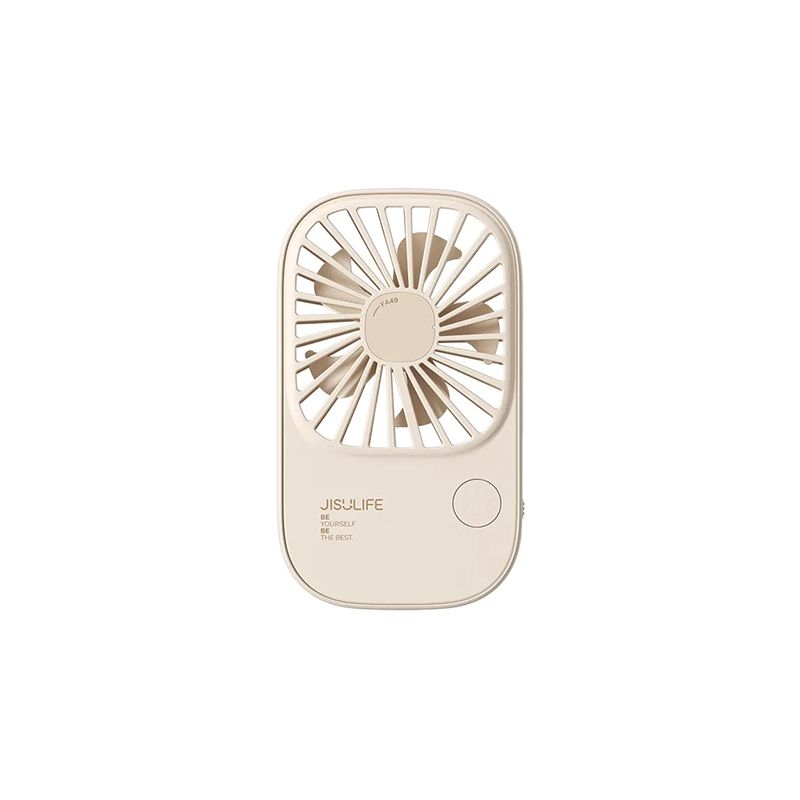 JISULIFE FA49 Rechargeable Super-Thin Handheld Fan 2000mAh