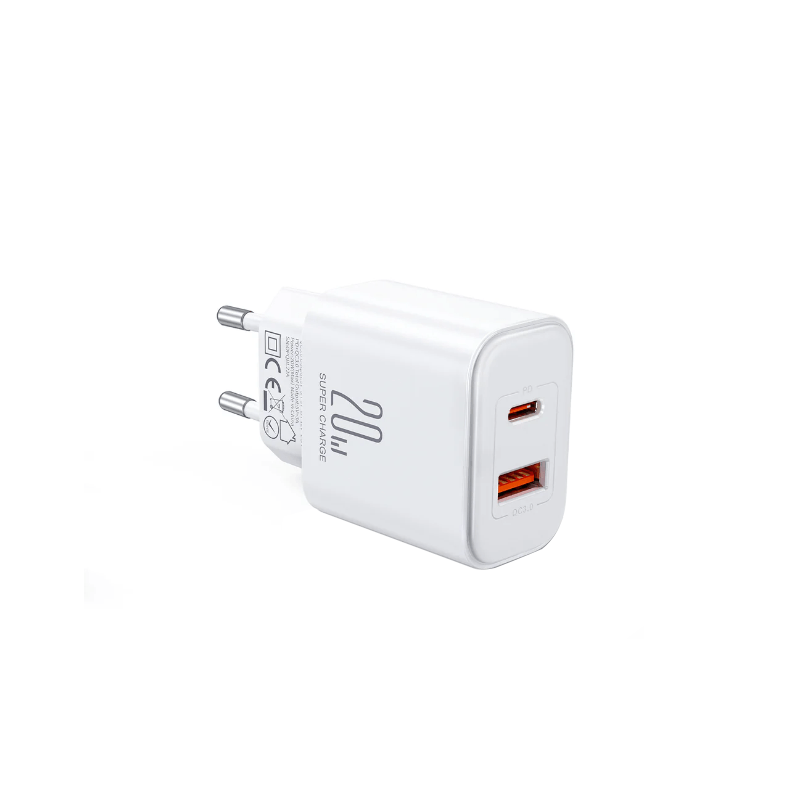 Joyroom JR-TCF05 Flash Series A+C Dual-Port Charger - 20W