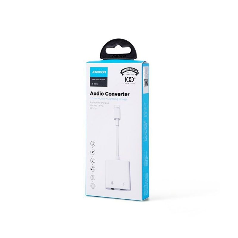 Joyroom S-Y105 3.5mm Audio + Lightning Charge Audio Converter