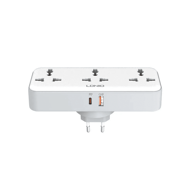 LDNIO SC3317 3 AC Outlets Portable Extension Power Socket