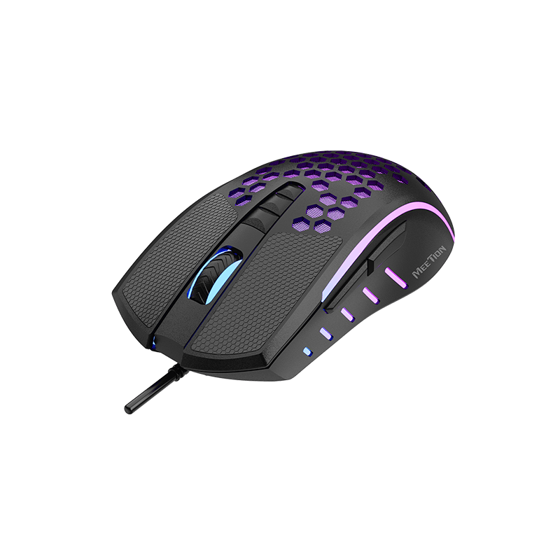 MEETION MT-GM015 Lightweight Honeycomb RGB Gaming Mouse