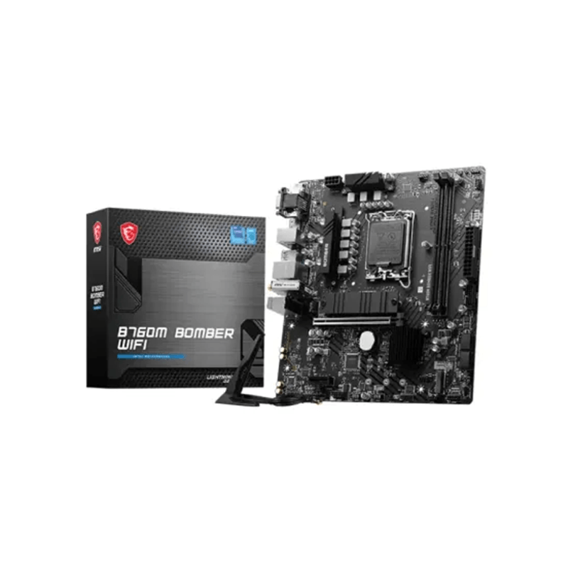 MSI B760M BOMBER WiFi Micro ATX Motherboard