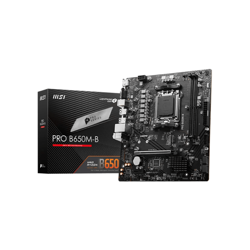 MSI PRO B650M-B AM5 Micro-ATX Motherboard