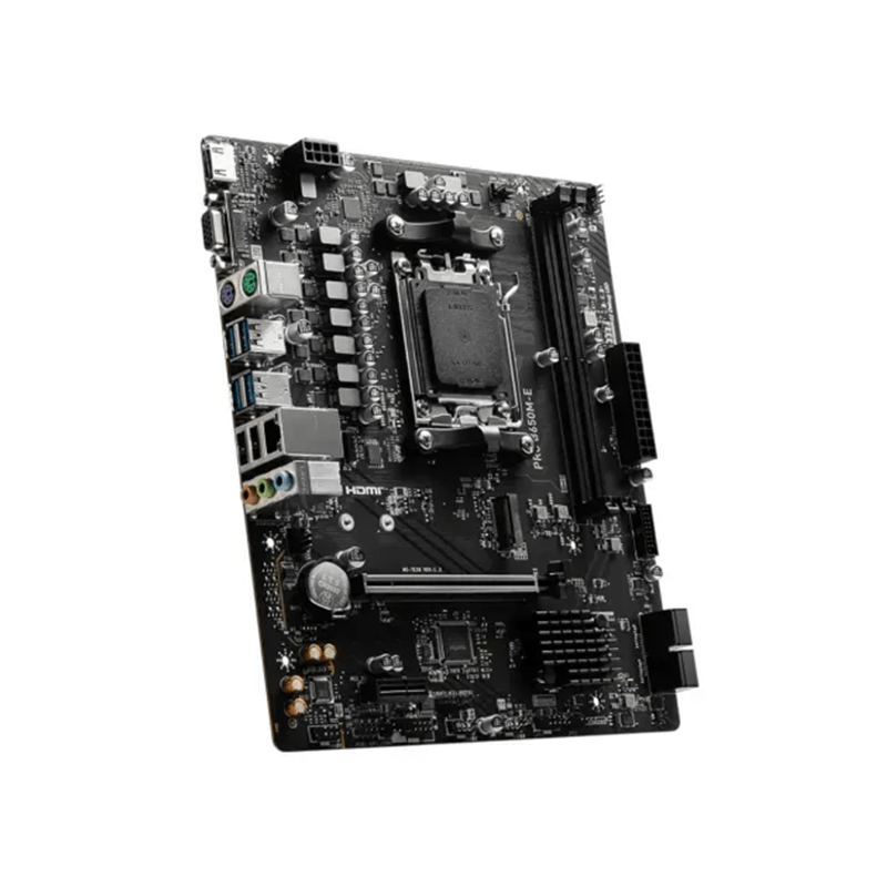 MSI PRO B650M-E AM5 Micro ATX Motherboard