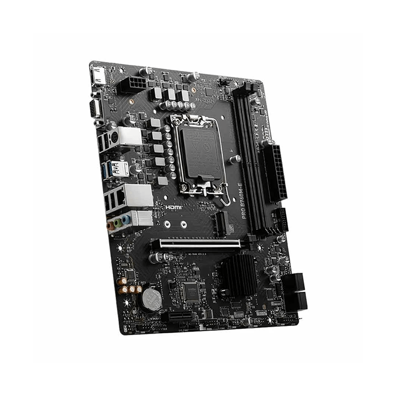 MSI PRO B760M-E DDR5 ATX Motherboard