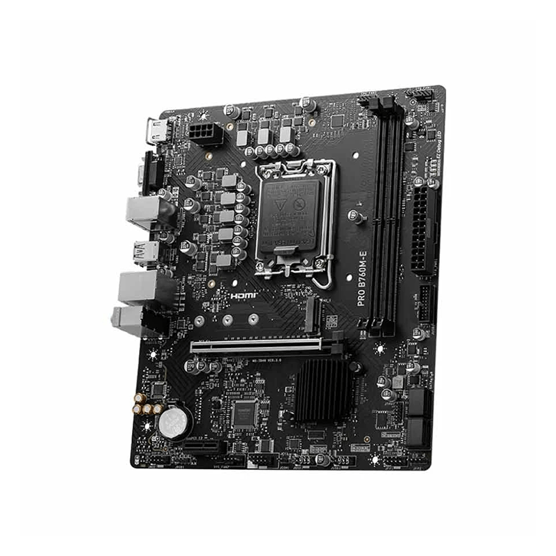 MSI PRO B760M-E DDR5 ATX Motherboard