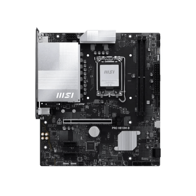 MSI PRO H810M-B DDR5 LGA1851 Micro ATX Motherboard